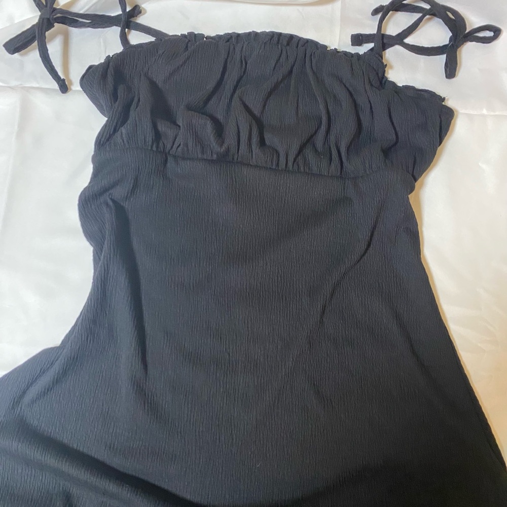 Divided (H&M) Black skater dress size L